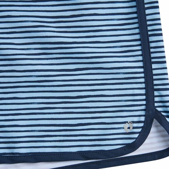 NWT - Hang Ten Ladies' Activewear Blue Stripe Short – Size XXL - Picture 3 of 9